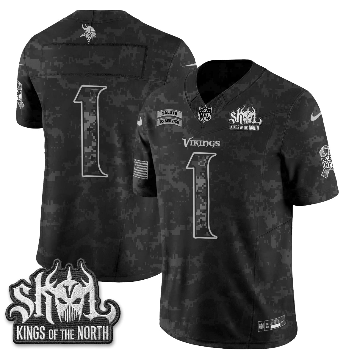 MIN 2026 Salute to Service V2 Vapor Jersey - Stitched