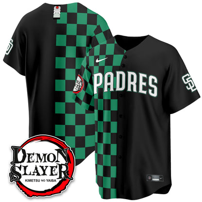 San Diego Padres Demon Slayer Vapor Limited Jersey - Stitched
