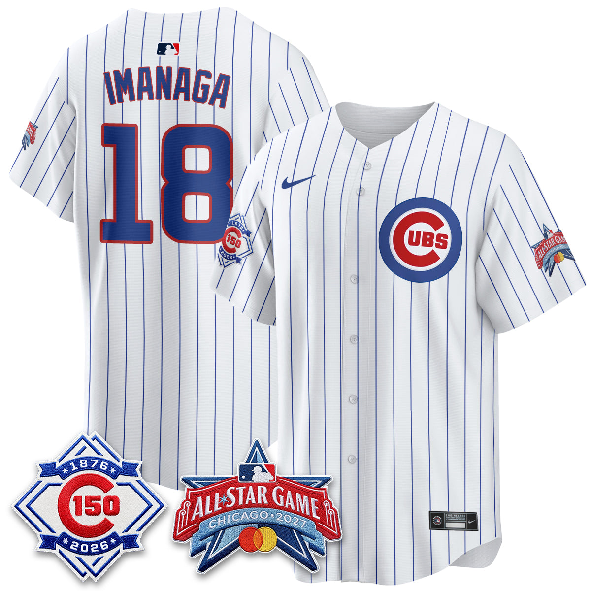 Chicago Cubs 2027 All Star Game Vapor Limited Jersey - Stitched