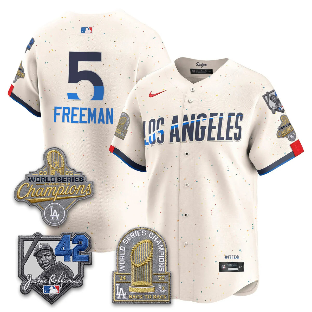 LAD -  2026 Jackie Robinson Day Vapor Limited Jersey - All Stitched
