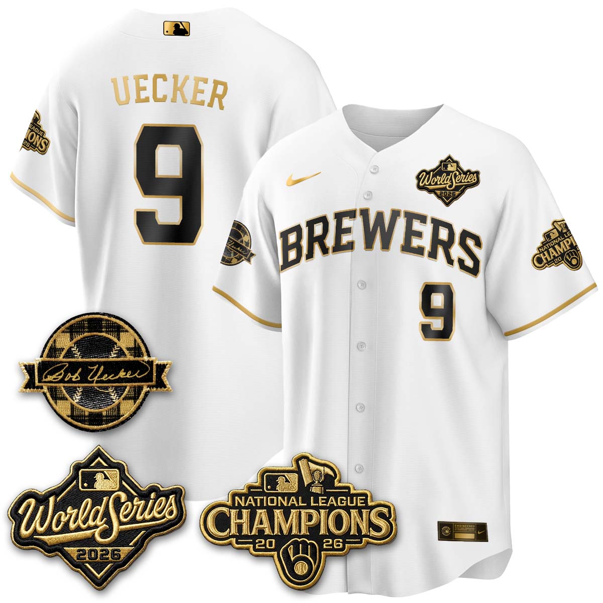 MIL 2026 NL Champions - Uecker Patch Navy Limited Edition - Stitched N1