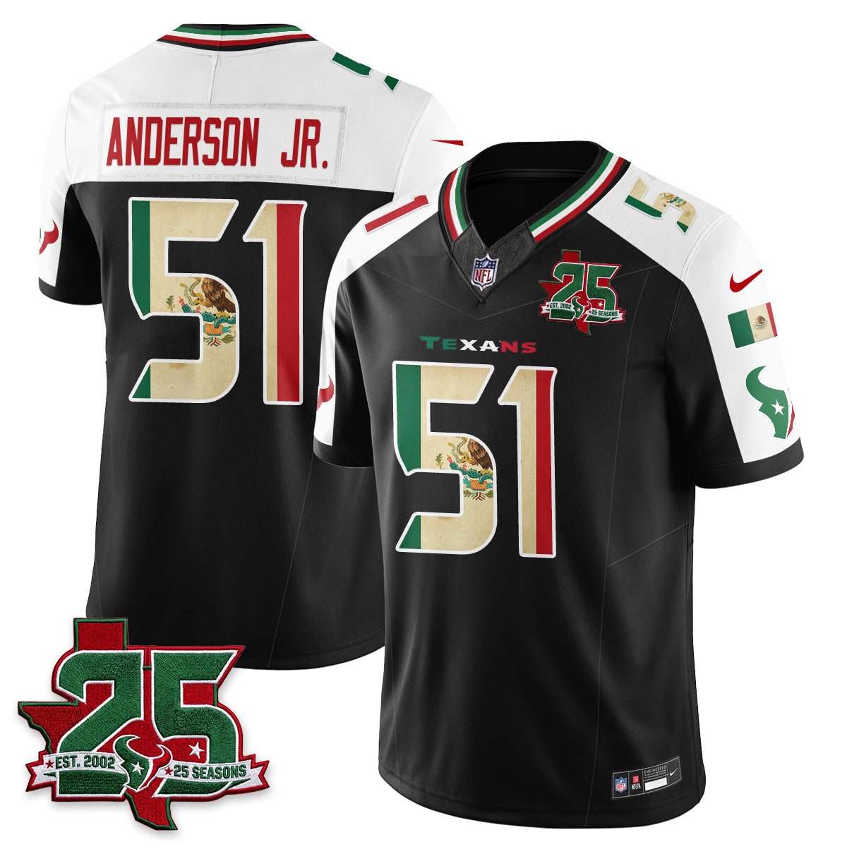 HOU 25 Seasons Mexico Style Edition - Stitched (2)