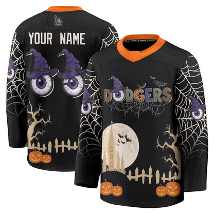 LAD Halloween Edition Hockey Custom Jersey - Printed