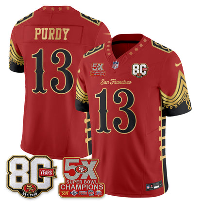 SF Xmas Nutcracker Edition Vapor Jersey - Stitched