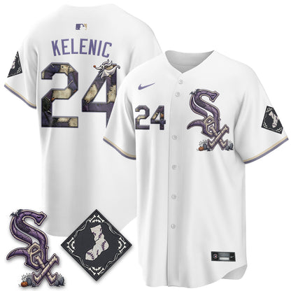 Chicago White Sox Nightmare Edition Vapor Jersey - Stitched