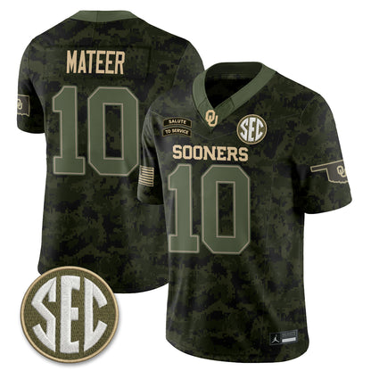 OU 2026 Salute to Service Vapor Jersey - Stitched