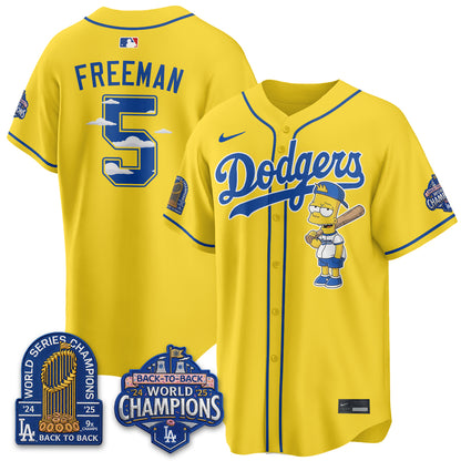 Los Angeles Dodgers x The Yellow Family Edition Vapor Jersey - Printed