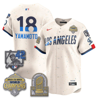 LAD 2026 New Era Gold Collection Vapor Limited Jersey - B2B Champs - All Stitched