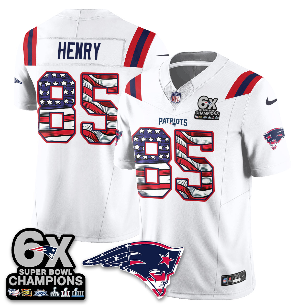 NE America Edition Vapor Jersey V2- Stitched