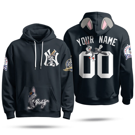 NYY Bunny Vapor Limited Custom Hoodie - Printed
