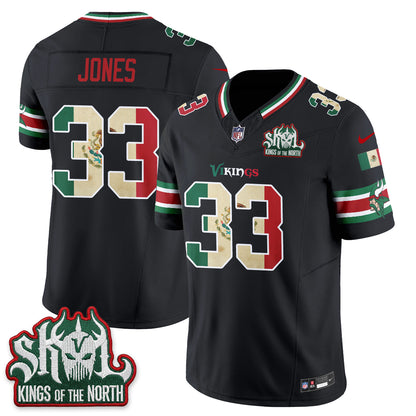 Minnesota Vikings Mexico Edition Vapor Jersey - Stitched