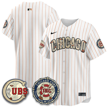 Chicago Cubs Halloween 2026 Vapor Limited Jersey - Stitched