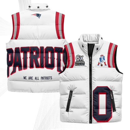 NE Rivalries Puffer Vest - Printed
