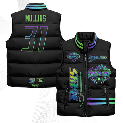 TB "Devil Rays" Puffer Vest - Printed
