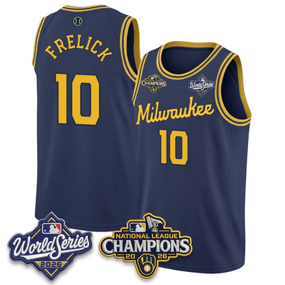 MIL 2026 NL Champions Basketball Jersey - Stitched