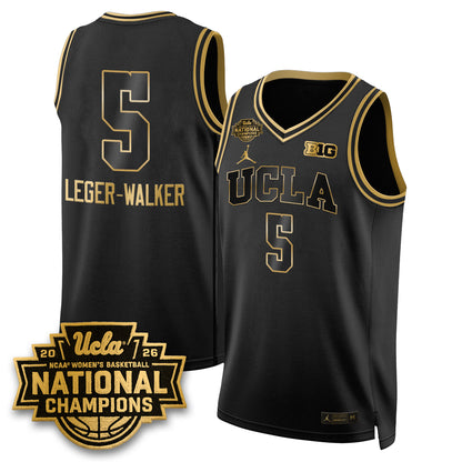 UCLA Women's Basketball National Champion 2026 Gear Limited Jersey -  All Stitched