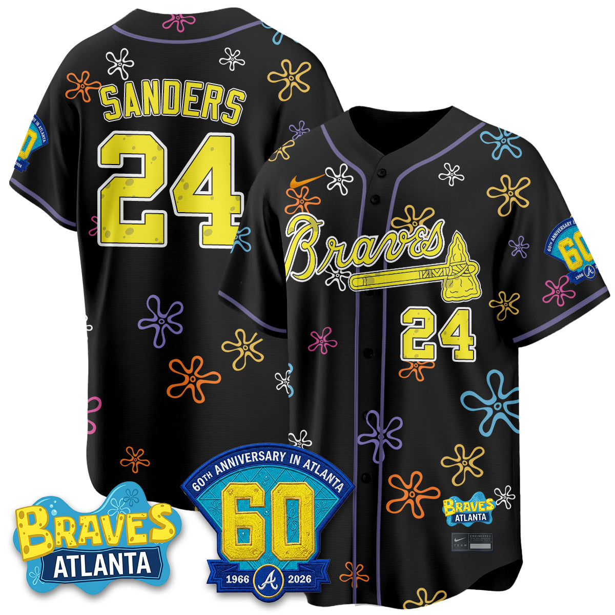 Atlanta Braves x SBSP Limited Vapor Jersey- Stitched