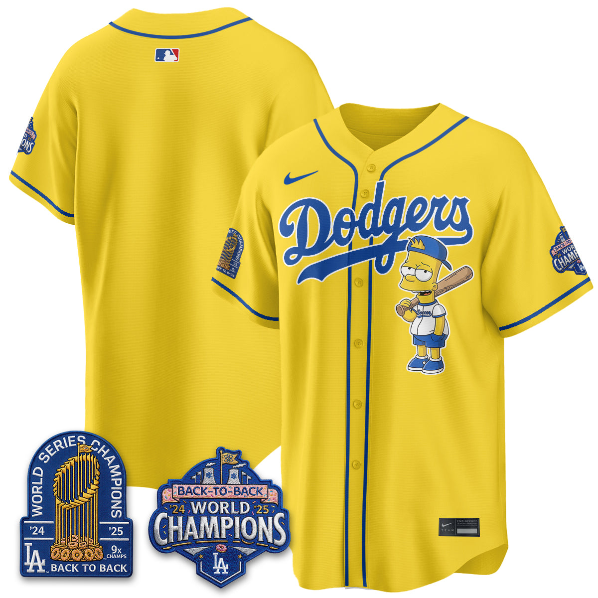 Los Angeles Dodgers x The Yellow Family Edition Vapor Jersey - Printed