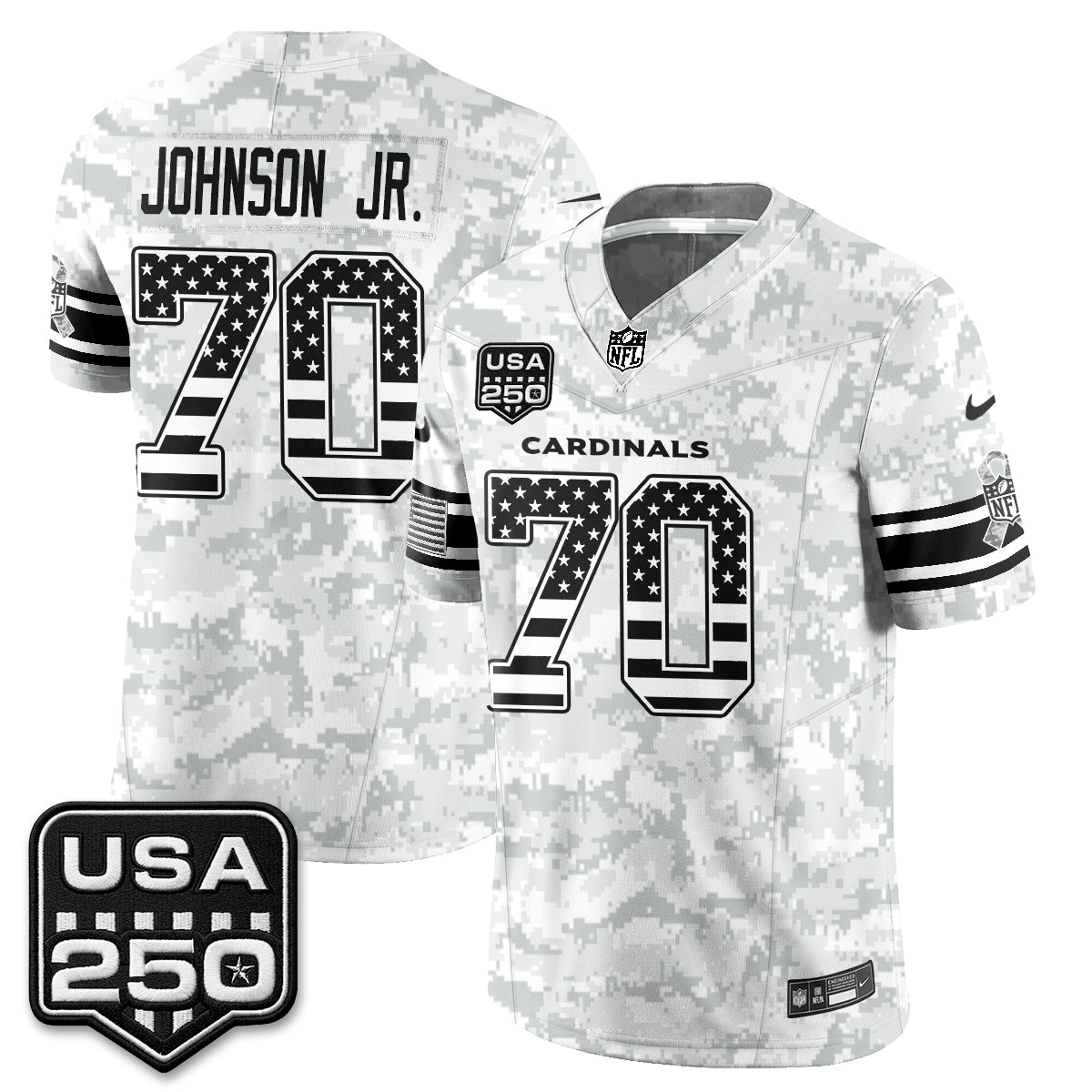 ARI 2026 Salute to Service Vapor Jersey - Stitched