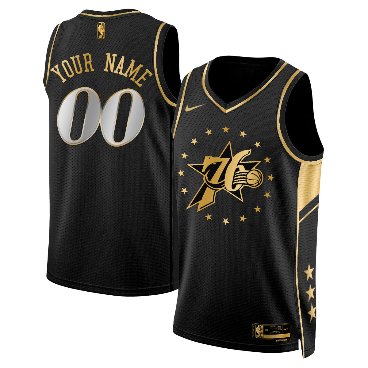 PHI Fan Gear Limited Vapor Custom Jersey - Stitched