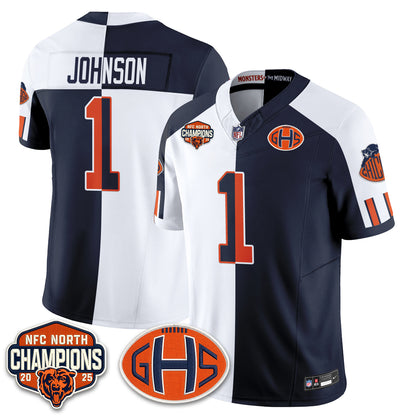 Chicago Bears 2026 Rivalries Split Edition Vapor Jersey - Stitched