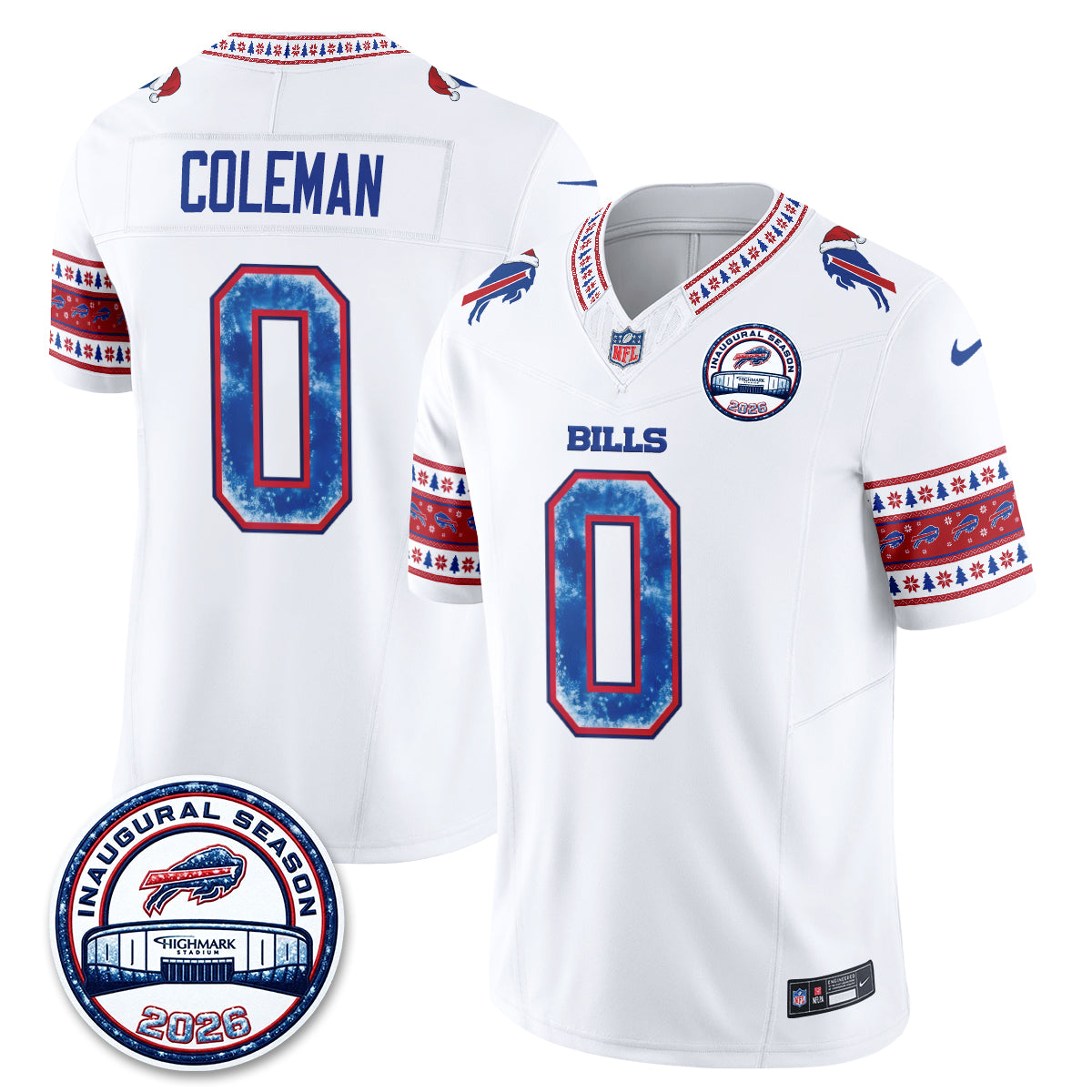 BUF Xmas Edition Vapor Jersey - Stitched