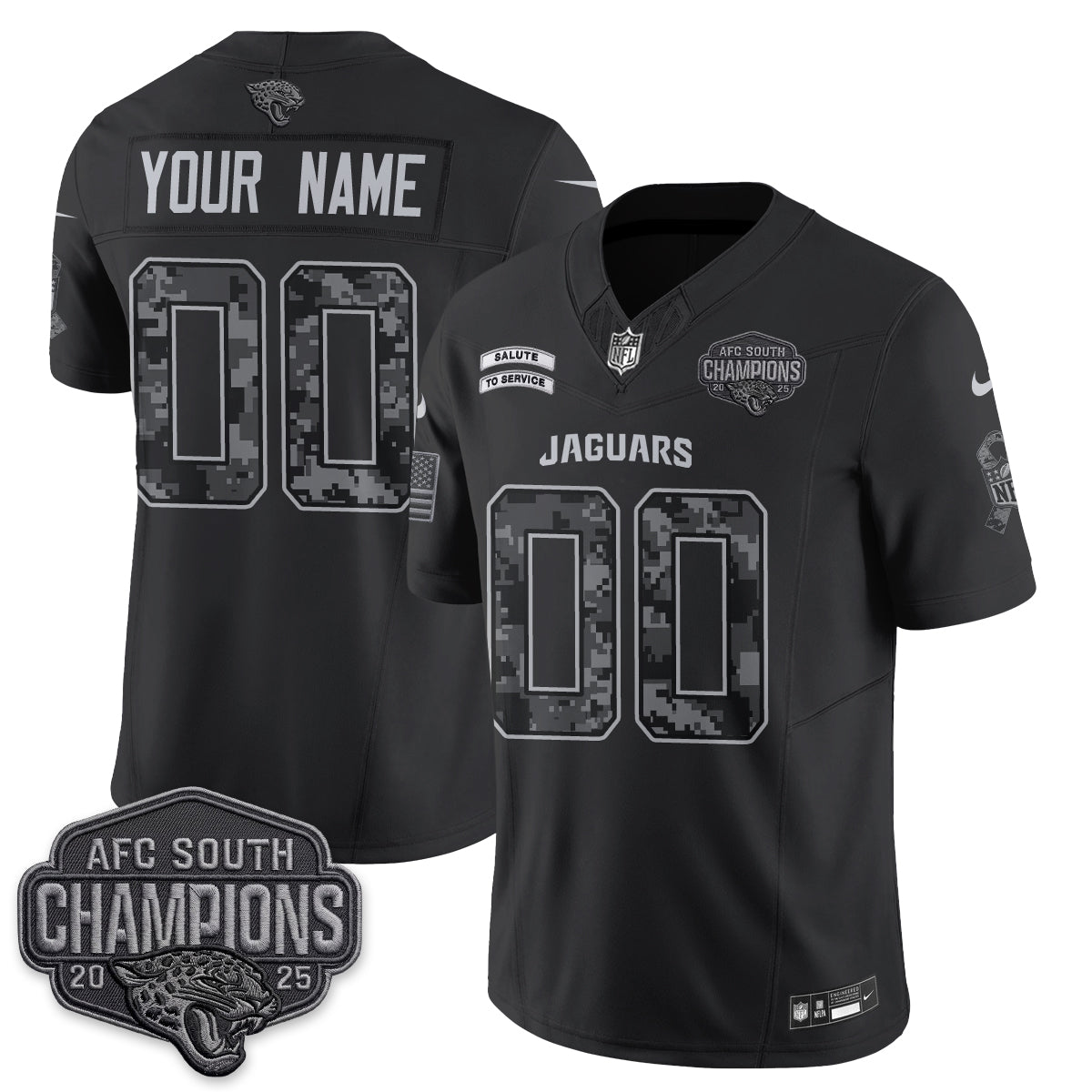JAX 2026 Salute to Service V2 Vapor Custom Jersey - Stitched
