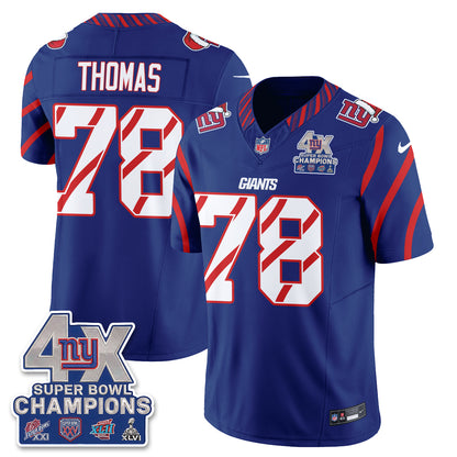 NYG  Xmas Edition Vapor Jersey - Stitched