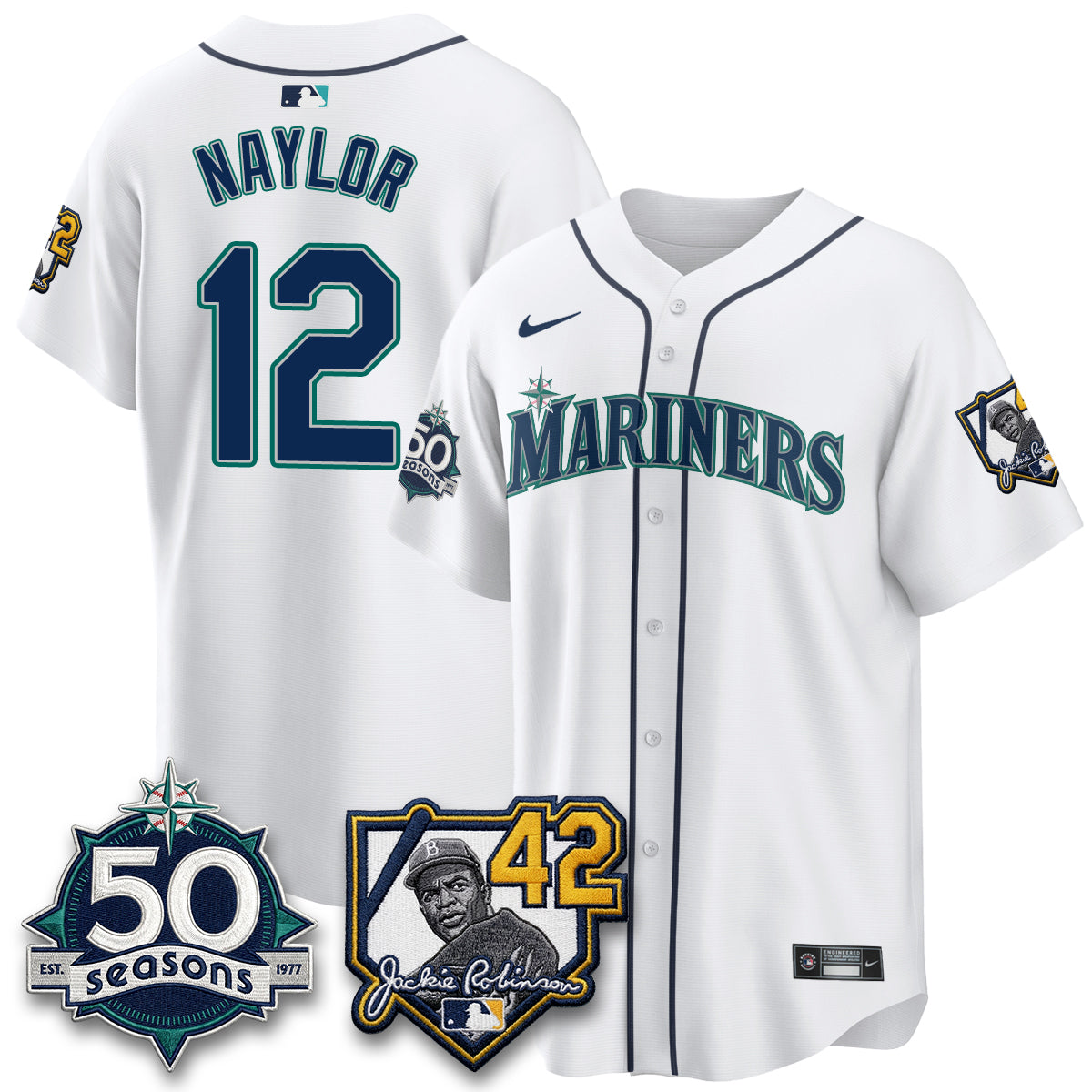 SEA 2026 Jackie Robinson New Era Vapor Limited Jersey - All Stitched