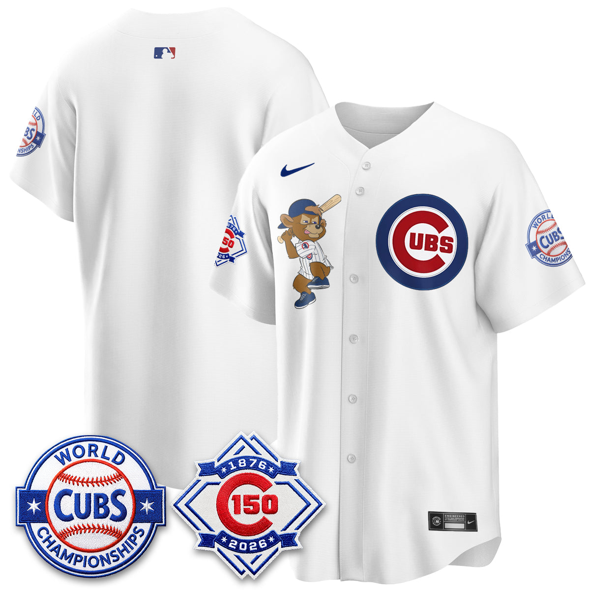 Chicago Cubs Clark Edition Vapor Limited Jersey - Stitched