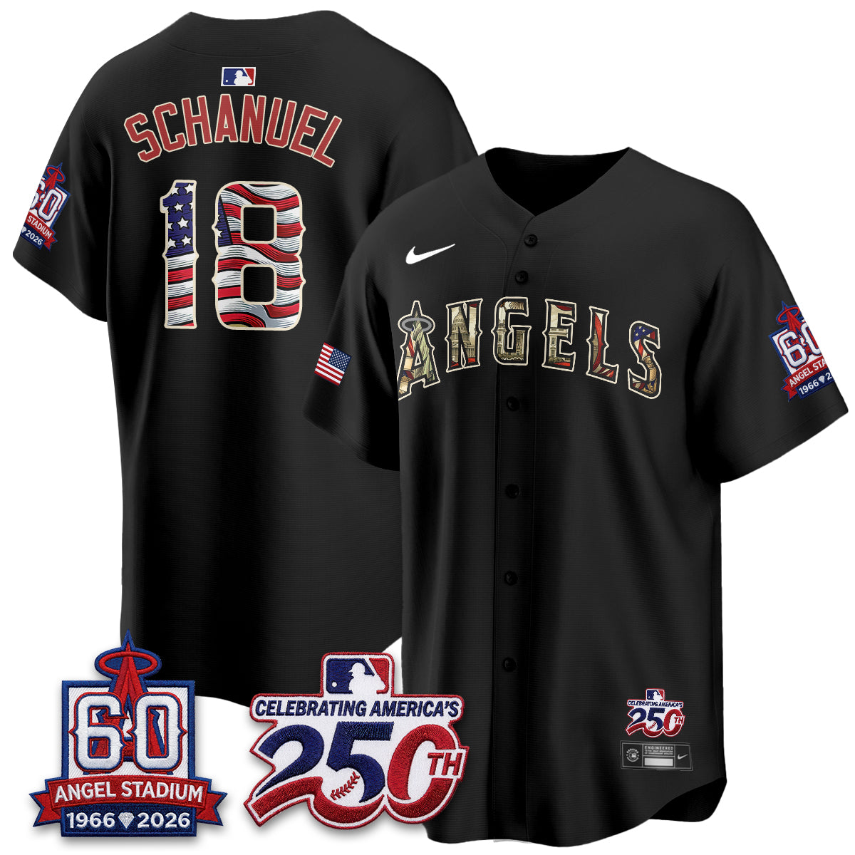 LAA 2026 Independence Day USA Vapor Limited Jersey - Stitched