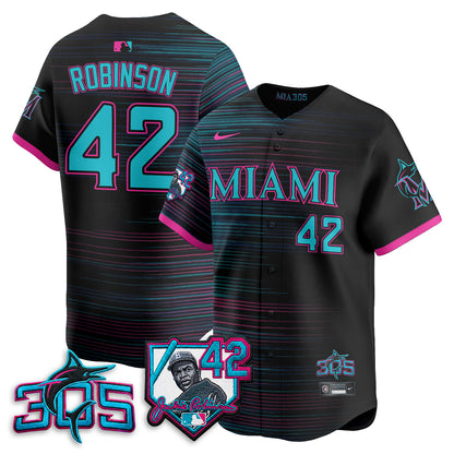 MIA 2026 Jackie Robinson New Era Vapor Limited Jersey - All Stitched