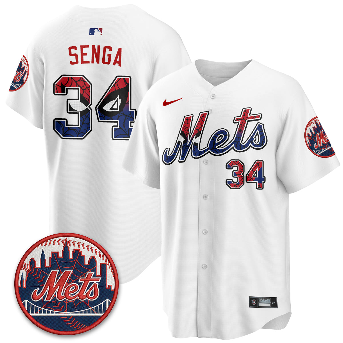 New York Mets x Web-Head Vapor Premier Limited Jersey - All Stitched V2
