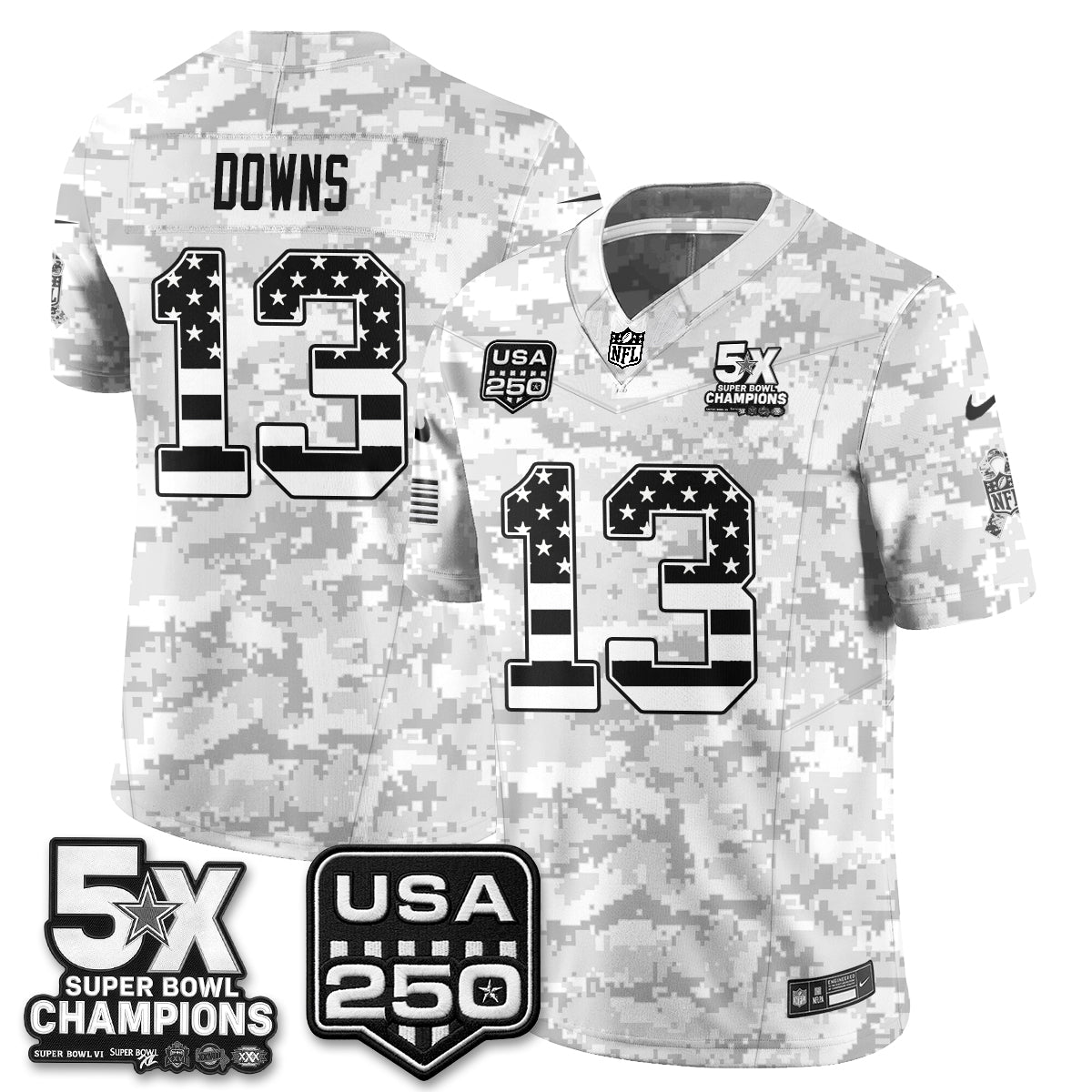 Dallas Cowboys 2026 Salute to Service Edition Vapor Jersey V2- Stitched