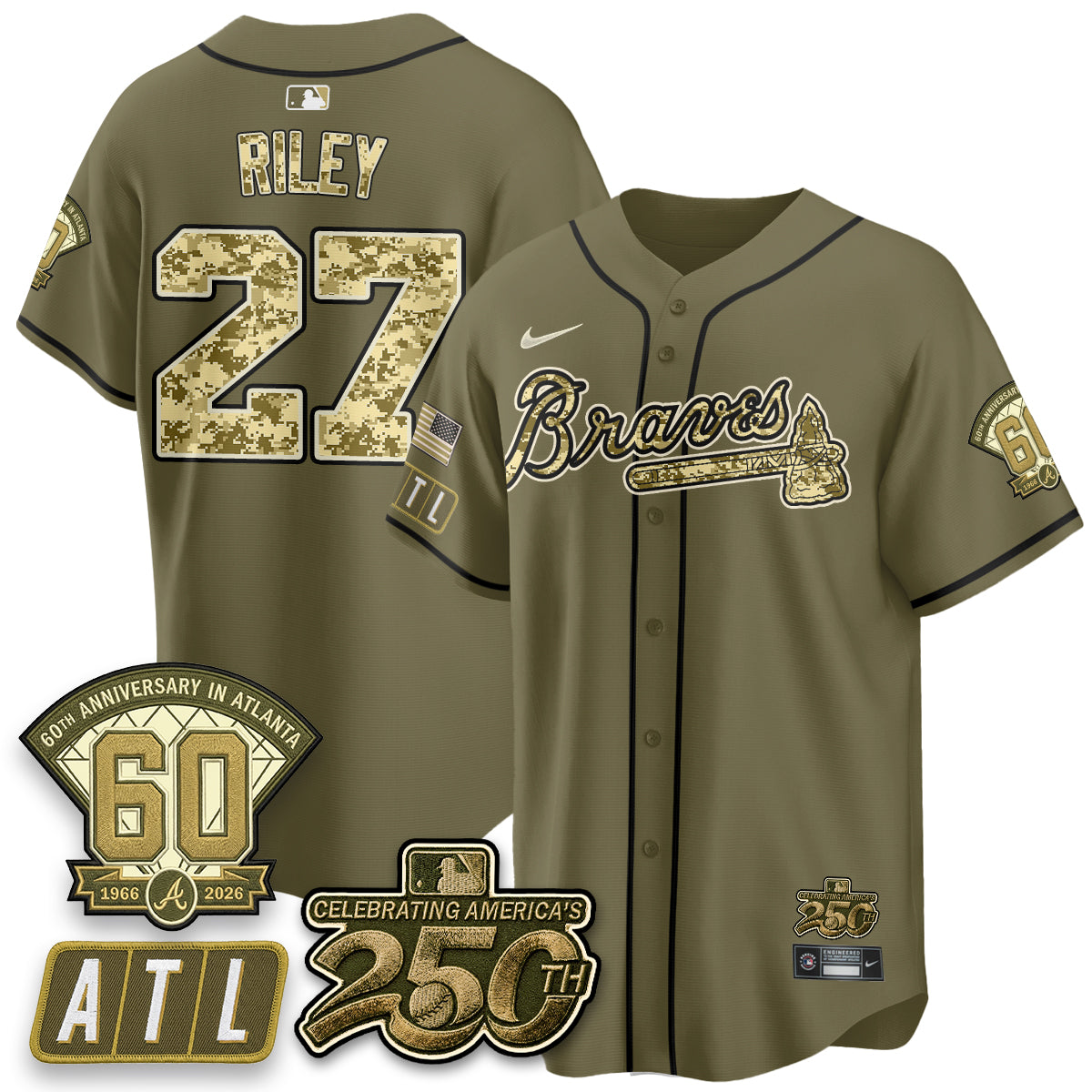 ATL Salute to Service 2026 Vapor Limited Jersey - All Stitched