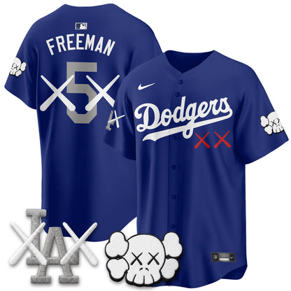 Los Angeles Dodgers x KAWS Edition Vapor Jersey - Stitched