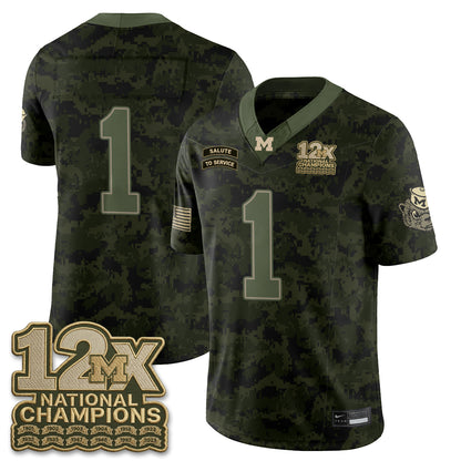 MICH 2026 Salute to Service Vapor Jersey - Stitched