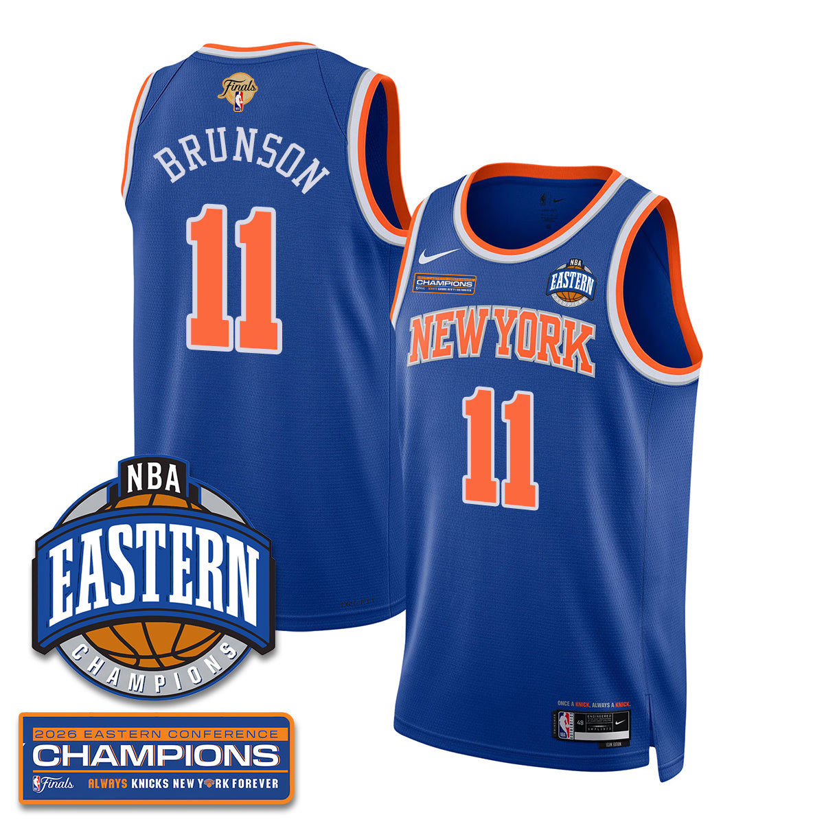 NYK 2026 NBA Eastern Conference Champions City Connect Jersey - Stitched