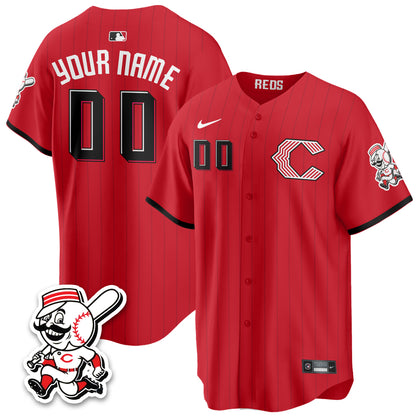 CIN 2026 City Connect Limited Custom Vapor Jersey - All Stitched