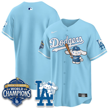Los Angeles Dodgers Cinnamoroll Edition Vapor Jersey - Stitched