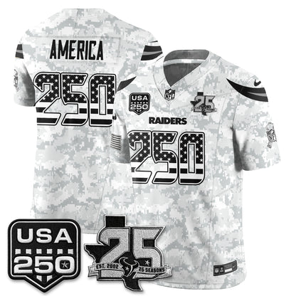 Houston Texans 2026 Salute to Service Edition Vapor Jersey - Stitched