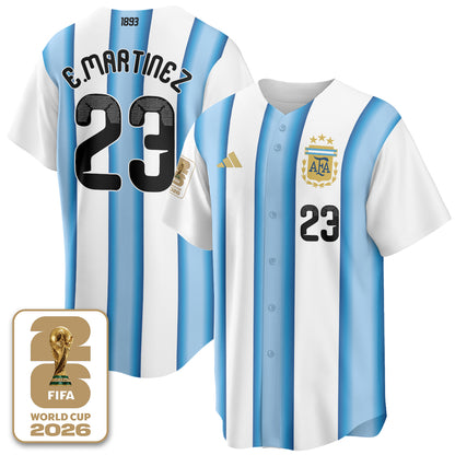 Argentina Soccer National Team x Baseball Vapor Limited Jersey - Stitched