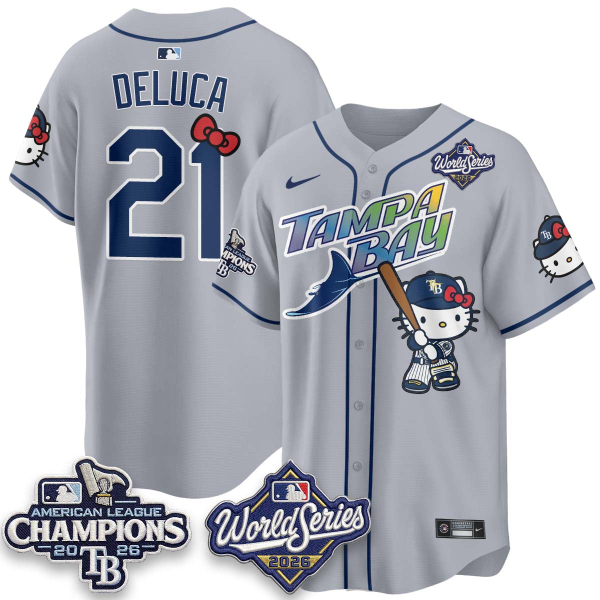 TB 2026 AL Champions x Meow KT Vapor Jersey - Stitched
