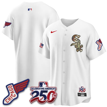 Chicago White Sox 2026 Independence Day USA Vapor Jersey - Stitched