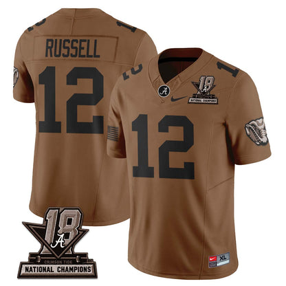 Alabama Crimson Tide 2026 Military Appreciation Vapor Jersey - Stitched