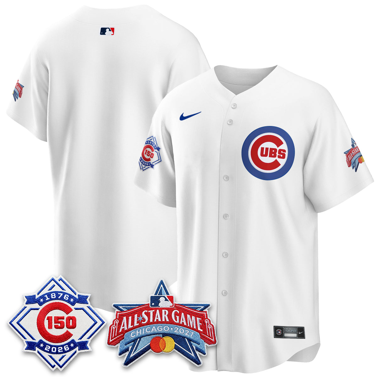 Chicago Cubs 2027 All Star Game Vapor Limited Jersey - Stitched