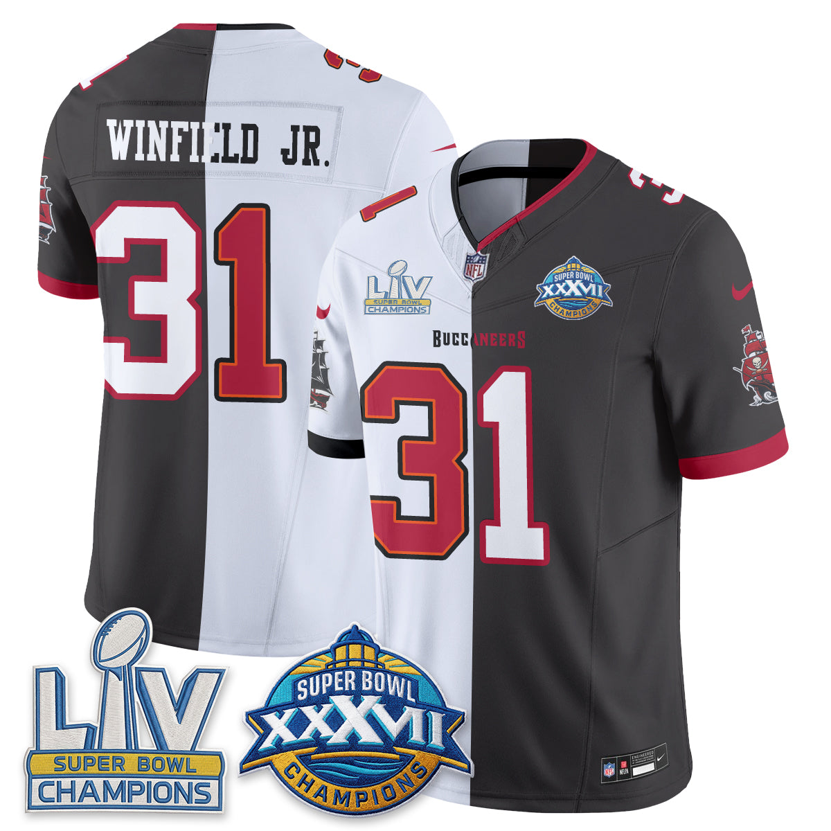 TB S.Bowl Split Edition Vapor Jersey - Stitched