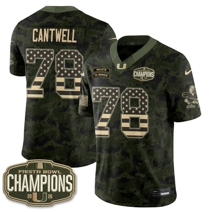 MIA 2026 Salute to Service Vapor Jersey - Stitched
