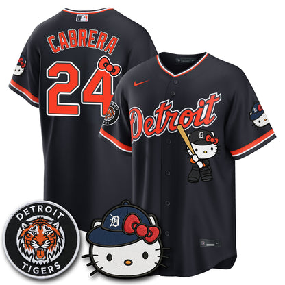 Detroit Tigers x Meow KT Edition Vapor Limited Jersey - Stitched