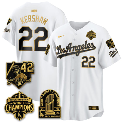 LAD 2026 New Era Gold Collection Vapor Limited Jersey - B2B Champs - All Stitched